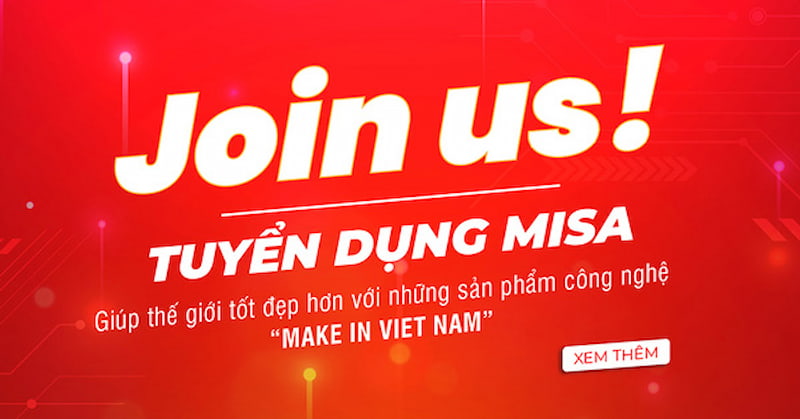 Công ty cổ phần Misa tuyển vị trí chuyên viên AI Engineer