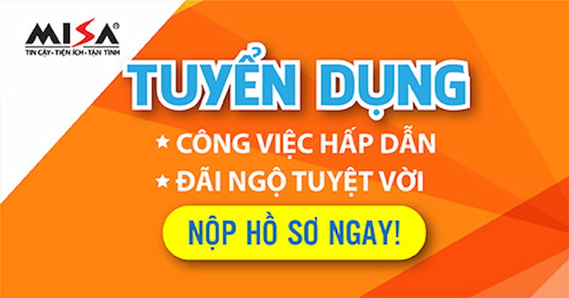 Nhân viên nhận rất nhiều quyền lợi khi làm việc tại Misa